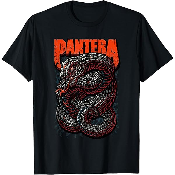Amazon.com: Pantera Official Black Panther T-Shirt : Clothing