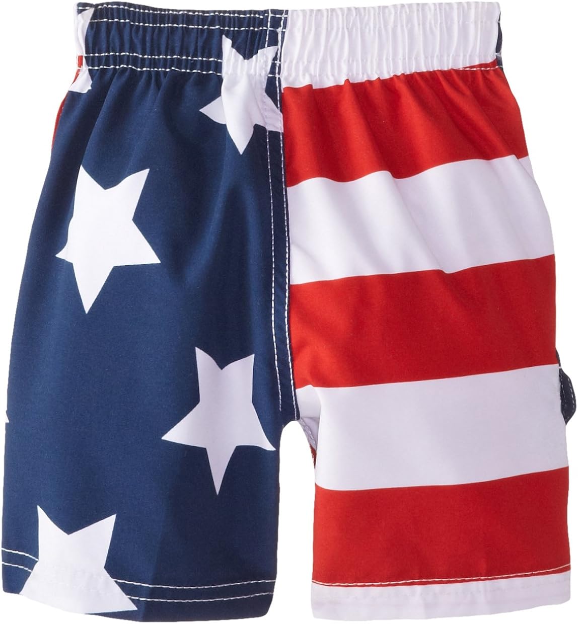 Kanu Surf Boys' American Flag Swim Trunk: Clothing