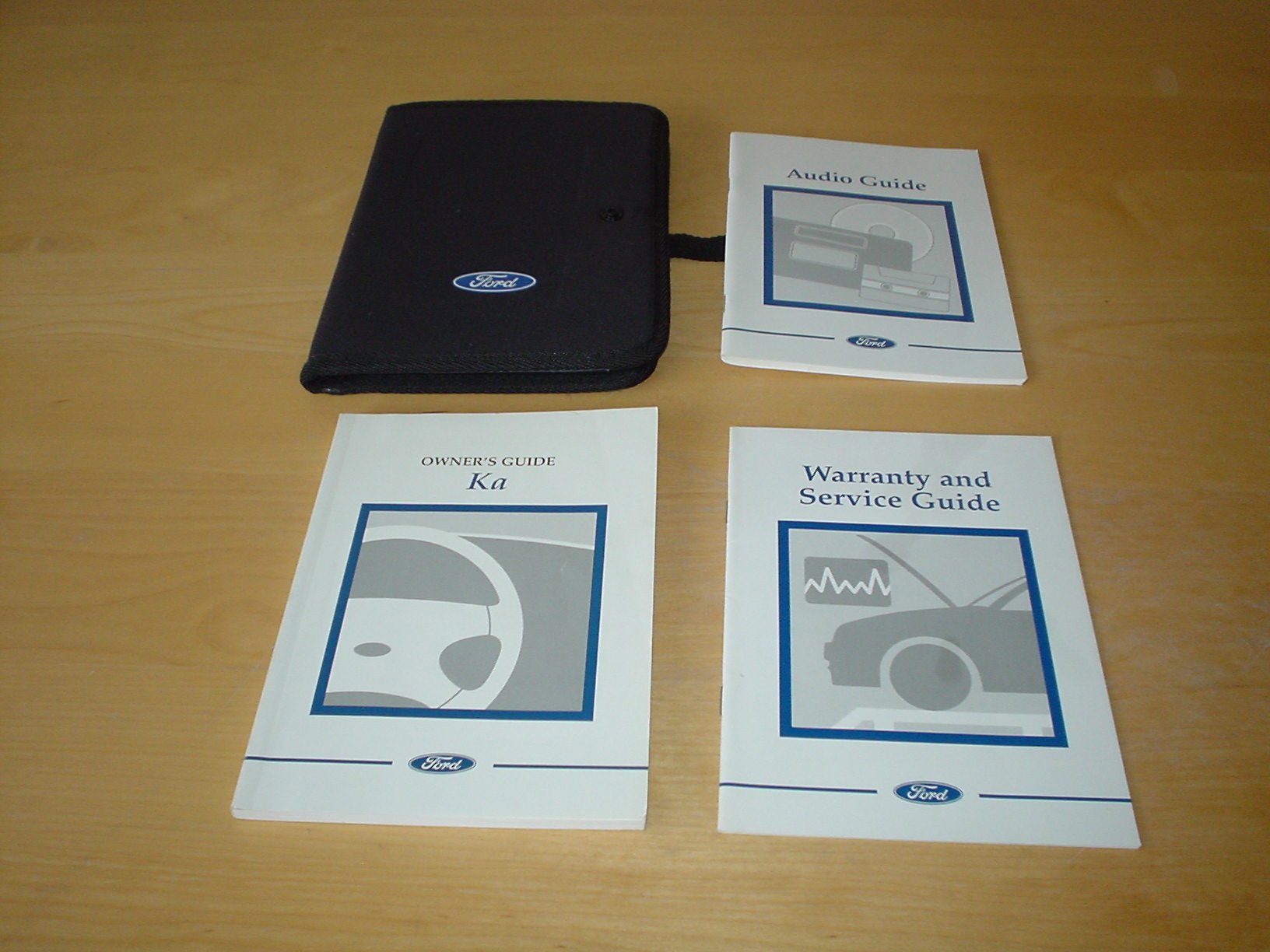 FORD KA OWNERS MANUAL HANDBOOK c/w WALLET (1996 - 2008) FORDKA - 1.3 LITRE  ENDURA-E - OWNER'S HAND BOOK MANUAL Paperback – 2003