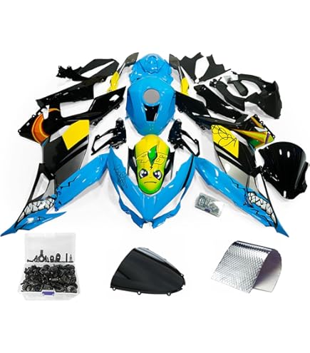 Amazon.com: ZXMOTO ABS Plastic Bodywork Fairing Kit Fits For 2012