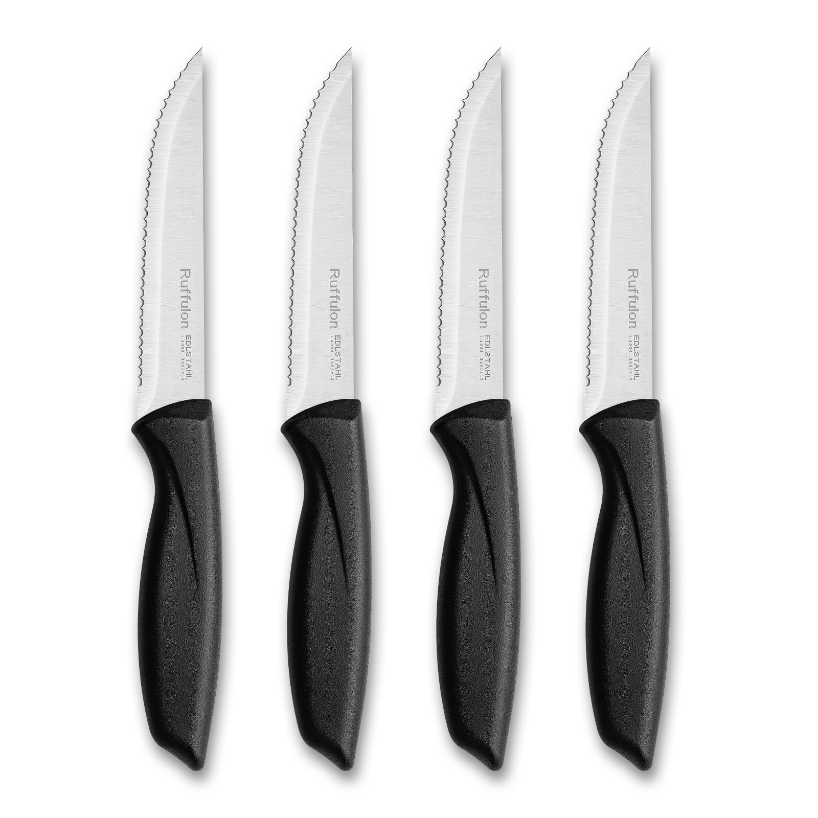 Ruffulon Steak Knife Set Of 4,Steak Knives,Serrated