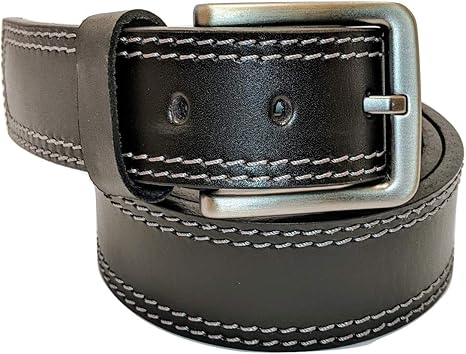 1.5 inch leather gun belt