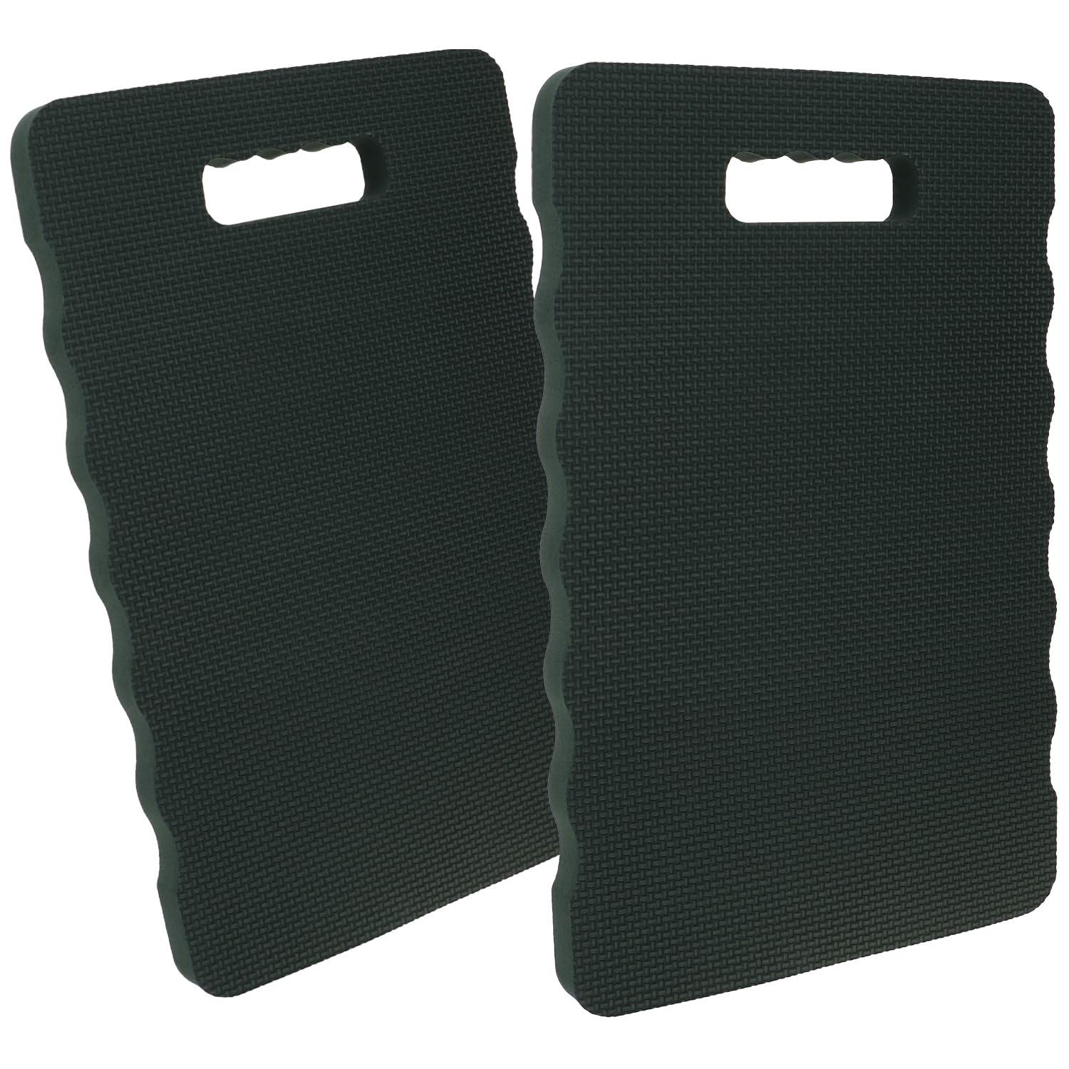 com-four® 2x knee cushions for the garden - knee mat for gardening - knee pads for crafts and leisure - knee protection mat water-resistant, heat-insulating (anthracite - 2 pieces)