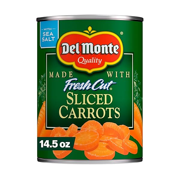 DEL MONTE FRESH CUT SLICED CARROTS 14.5 OZ. CAN, CANNED VEGETABLES