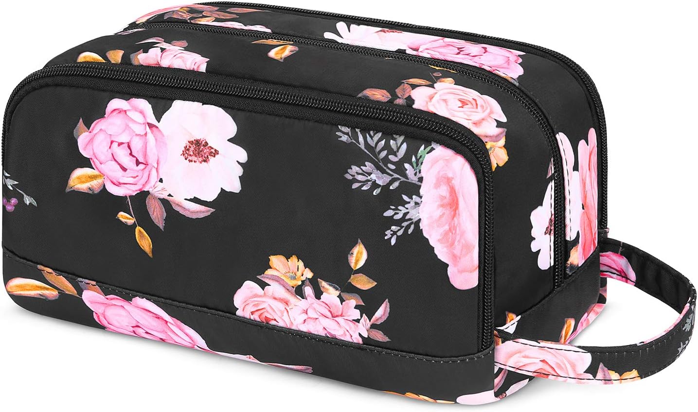 UTOTEBAG Toiletry Bag for Women Waterresistant Dopp Kit Shaving Bag Travel Accessory Toiletry