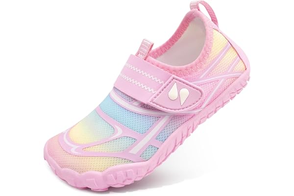 Stelle Kids Water Shoes Wide Toe Box Quick Dry Barefoot | Non-Slip Aqua Shoes,Breathable Mesh Upper for Beach,Swim,Pool and Outdoor Play,Fits Toddler to Big Kids