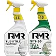 RMR-86 Instant Mold and Mildew Stain Remover and RMR - Tub and Tile Cleaner, Mold & Mildew Stain Remover Bundle