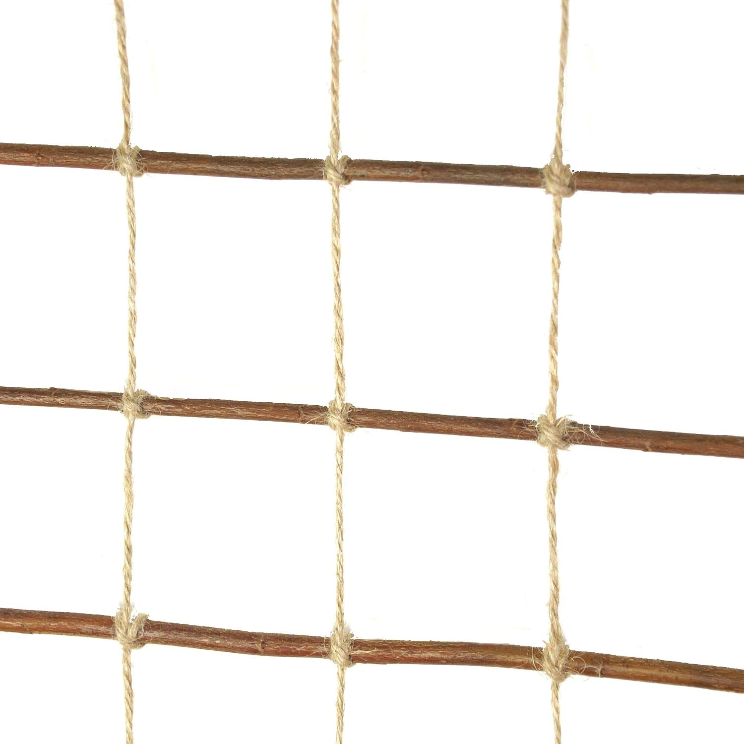 Floranica® Pérgola, Enrejado de Sauce impregnada y Cuerda de Yute ...