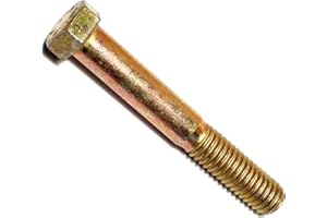 Hard-to-Find Fastener 014973252946 Coarse Hex Cap - Grade 8, 7/16-14 x 3, Piece-5, Yellow