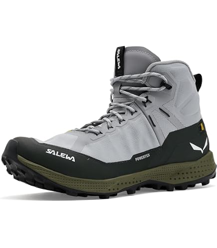 Amazon.com | Salewa Men's Puez 2 Mid PTX Hiking Boots - Black