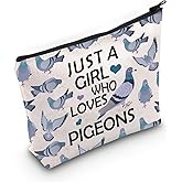 Gzrlyf Pigeon Makeup Bag Pigeon Lover Gift Pigeon Themed Gifts Pigeon Cosmetic Bag Gift For Pigeon Lover (JUST PigeonMB13)