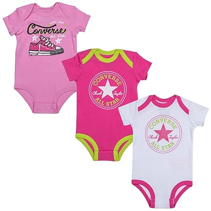 Converse Baby Mädchen (0-24 Monate) Unterhemd rosa rose 3-6 Monate