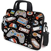 XMBFZ 13.3" Laptop Bag Adjustable Shoulder Strap with Handle Accessory Pocket fits 11.6" 12" 12.1" 13" 13.3" Laptops (Games)