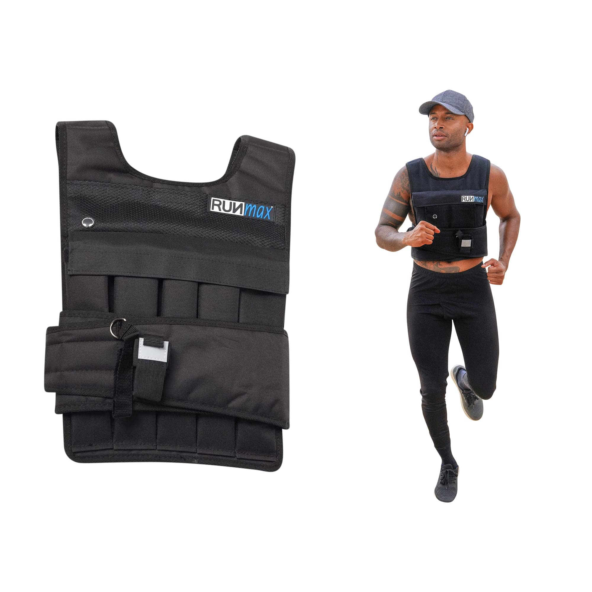 Photo 1 of ***PARTS ONLY***RUNFast RUNmax Pro Weighted Vest, 40 lb, Black