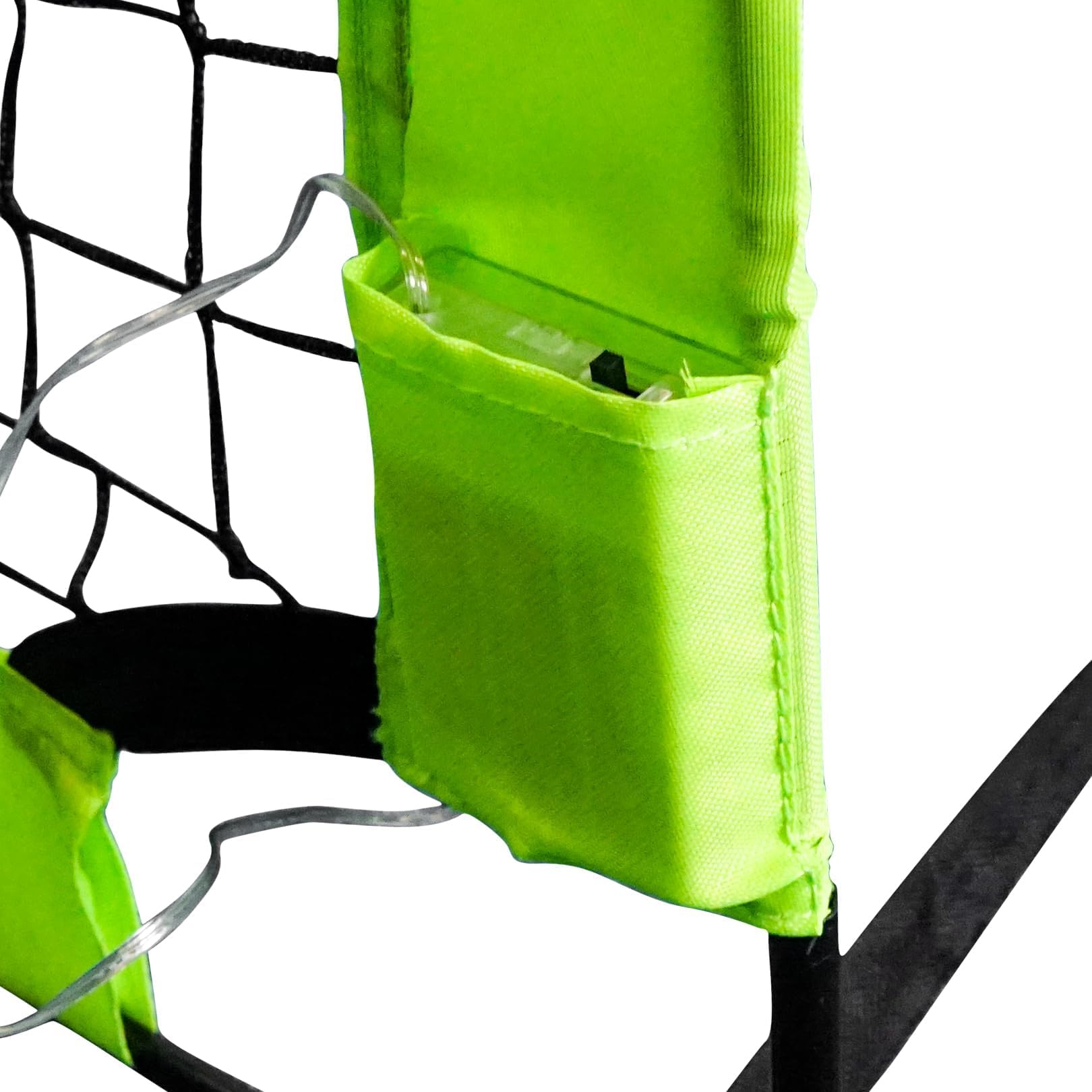 Aoneky 4x3ft LED Light Up Soccer Goal - Glow in The Dark Pop-up Soccer Net