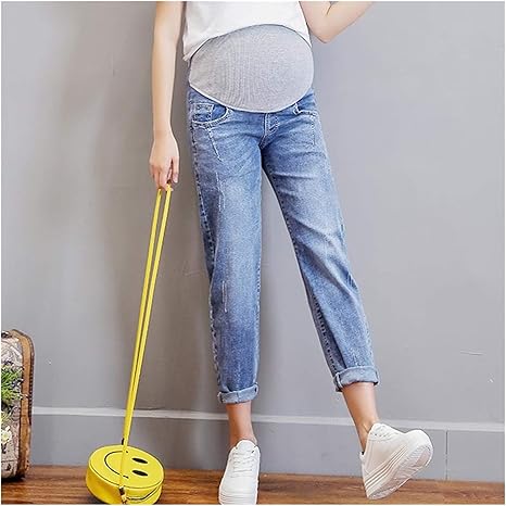 Amazon Co Jp ヴィンテージデニムジーンズ妊婦妊娠中の服に妊娠中の女性の洋服ウエストゴム腹部ルーズパンツを洗っ 色 青 Size L ホーム キッチン Amazon Co Jp ヴィンテージデニムジーンズ妊婦妊娠中の服に妊娠中の女性の洋服ウエストゴム腹部ルーズパンツを洗っ 色 青 Size L ホーム キッチン
