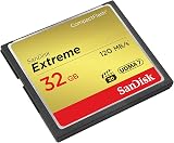 SanDisk Extreme CompactFlash 32GB UDMA7 120MB/s SDCFXS-032G-X46 Memory Card view 2