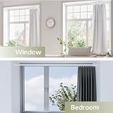 Venwemong Telescopic Curtain Rod 135-200 cm No Drill White view 6