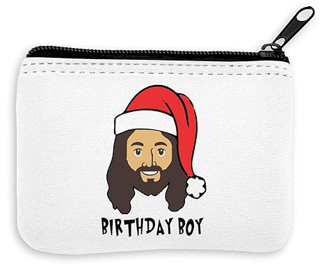 Jesus is A Birthday Boy Münzen Reißverschluss Geldbörse