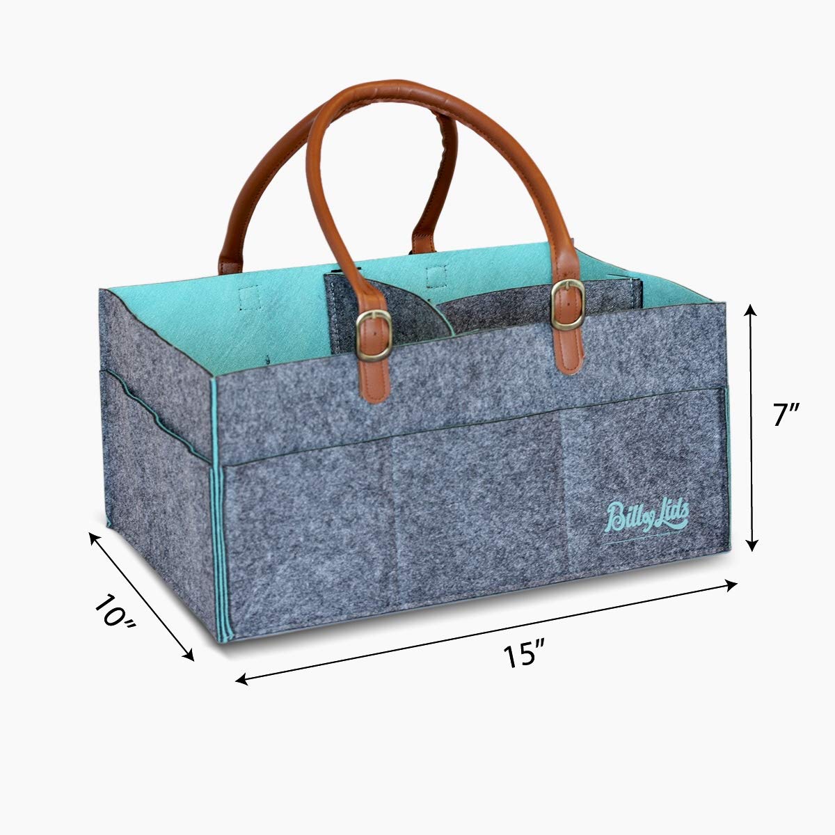 Baby Diaper Caddy By Billy Lids Felt Tote Bag Toy And Car Organizer