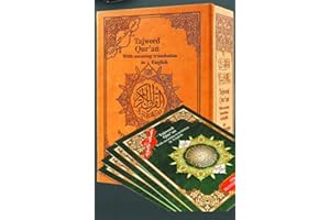 Tajweed Quran With English Translation & Transliteration In 30 Parts (Colors May Vary)