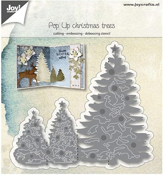 Fustella Albero Di Natale 3d.Joy Crafts 6002 0985 Fustella Pop Up 3d Motivo Albero Di Natale Amazon It Casa E Cucina