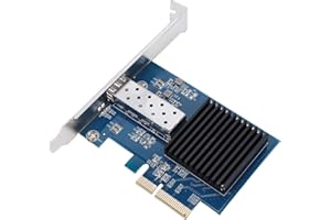 Yunir 10GB PCIe Network Card, PCIe to 10 Gigabit Ethernet Adapter,Supports Wins 11 for Linux Kernel Up to 6.12, PCI Express X