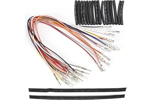 GENERIC TIGERSGATE 14" & 16" Handlebar Wire Extension Harness Kit (CAN-Bus) Designed for 2007-2013 Harley Models Dyna, Softail and Sportster Models
