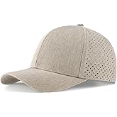 VOBOOM Men Snapback Trucker Hat, Baseball Cap for Breathable Side Laser Cut Holes