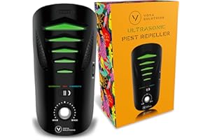 PESTJET New 2024 Ultrasonic Pest Repeller Plug in – Outdoor/Indoor Electronic Pest Repellent - Get Rid of Rat Bat Mouse Squirrel Bug Bee Ant Spider Wasp Cockroach Fly Mosquito Rodent Termite Roach