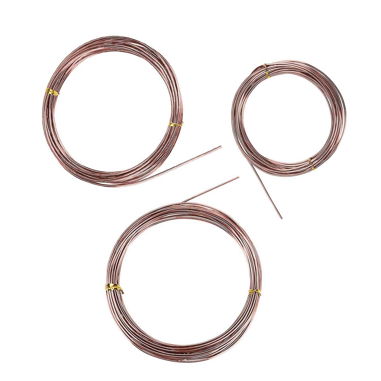 Photo 1 of BEADNOVA Bonsai Training Wire 98 Feet Copper Plant Training Aluminium Bonsai Tree Wire for Plant (Copper, 1.5mm, 30m)