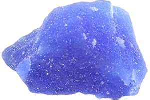 REAL-GEMS 27 Ct Natural Blue Sapphire Rough Gemstones Crystal Rocks for Jewelry Making Real Gem Stones for DIY Projects and Wire Wrapping