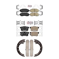 Transit Auto Front Rear Ceramic Disc Brake Pads Kit