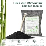 HOTUT Bamboo Charcoal Air Purifying Bags 4x200g Odor Moisture Remover view 5