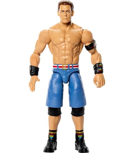 WWE John Cena Main Event Series Champions 2026 figurine with title
