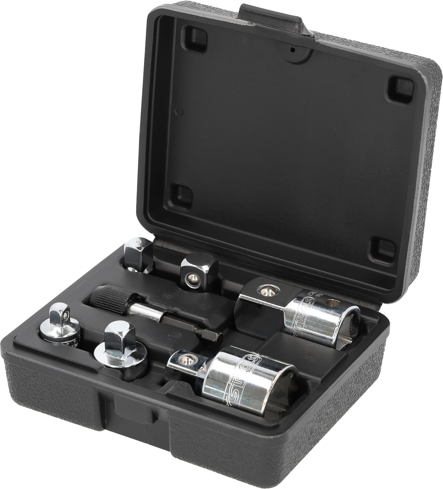 KS Tools 918.0707 1/4"+3/8"+1/2"+3/4" CHROMEplus Adaptor and reducing adaptor set, 7 pcs