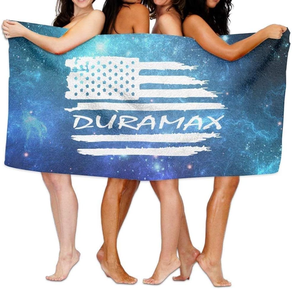 ghicnei American Flag Duramax Over-Sized Cotton Batch Towel