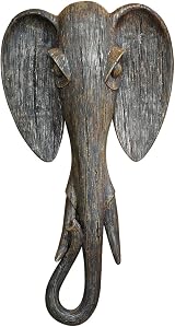 Design Toscano Elephant Mask of the Savannah Wall Decor Polyresin 42 cm view 1