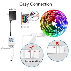 DAYBETTER LED Strip Lights 100ft RGB Lights Strip