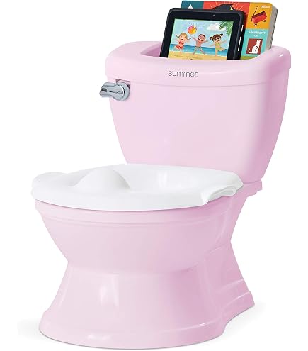 Amazon.com: Summer Infant My Size Potty, Pink Realistic Potty Training Toilet Looks and Feels Like an Adult Toilet Easy to Empty and Clean, 1 Count (Pack of 1) : Home & Kitchen