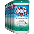 Clorox Disinfecting Wipes, Fresh Scent, 75 Count, Multi-Pack of 6 Canisters