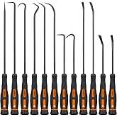 HORUSDY 12-Piece Precision Hook and Pick Set, Car Auto Oil Seal/O-Ring Seal Gasket Pick, Precision Hooks Puller Remover