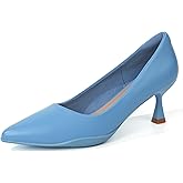 benassal Women Comfortable Pumps Dress Shoes Mid Heel Work Heels