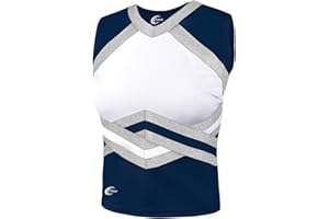 chassé Girls' Contender Shell Top - Youth Sized Cheerleading Uniform Shirt