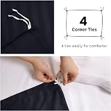 MOONLIGHT20015 Double Duvet Set Reversible Stripes Satin 200x200 cm view 4