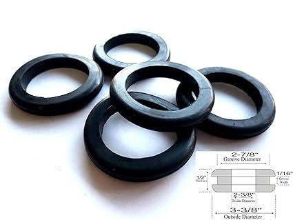 Lot Of 5 Rubber Grommets 2 3 8 Inside Diameter Fits 2 Pvc Pipes Amazon Com Industrial Scientific