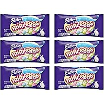 Amazon.com : CADBURY MINI EGGS Milk Chocolate with a Crisp ...