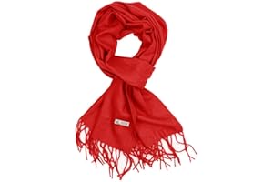 TZ Promise Plain Solid Color Cashmere Feel Classic Soft Luxurious Winter Scarf For Men Women