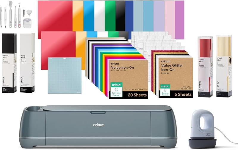 Maker™ 4 paquete Ultimate 2026, máquina de corte Smart, cortadora de vinilo DIY profesional y troqueladora para tela, cuero, Vinyl y muchos más materiales