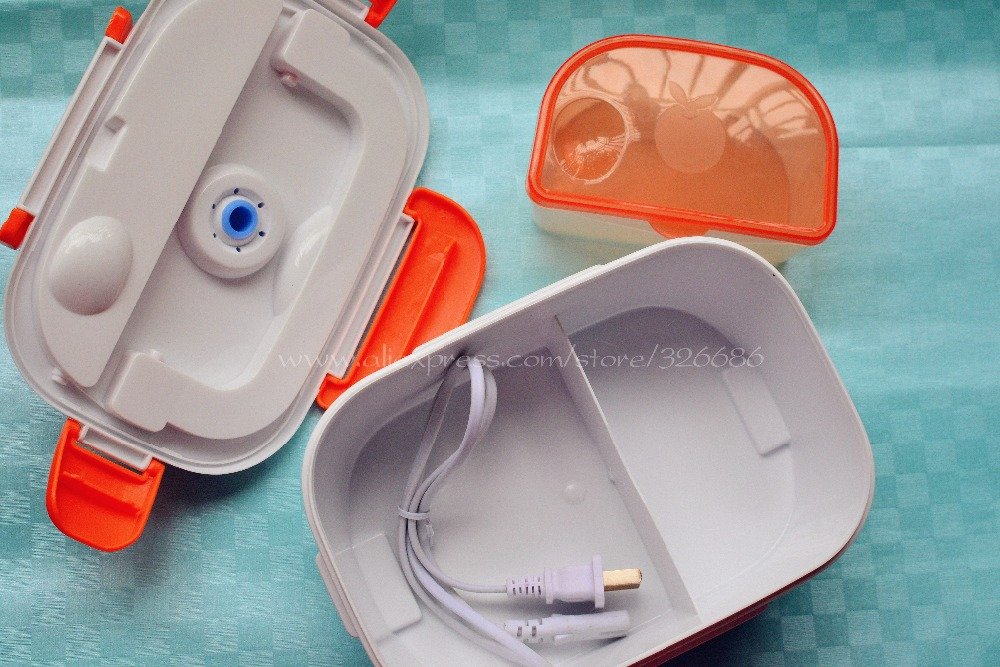EcoFriendly Healthy Charging Cable Electric Lunch box , Portable Plugin Electronic Insulated